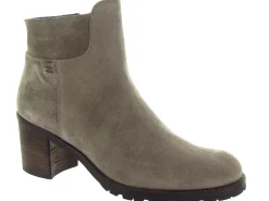 bottines et boots - Casual - femme - Nubuck - Taupe - Kelibe