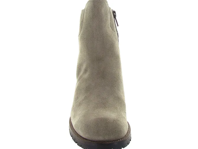 bottines et boots - Casual - femme - Nubuck - Taupe - Kelibe