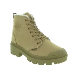 bottines et boots - Casual - femme - Nubuck - Beige - Palladium