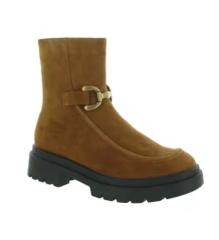 bottines et boots - Casual - femme - Nubuck - Marron - Bibi lou