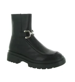 bottines et boots - Casual - femme - Nubuck - Noir - Bibi lou