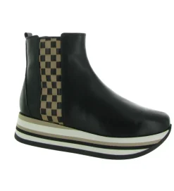 bottines et boots - Casual - femme - Cuir - Noir - Softwaves