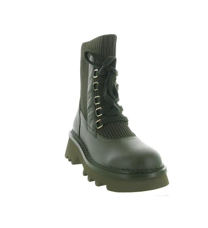 bottines et boots - Casual - femme - Synthétique - Kaki - Noa harmon