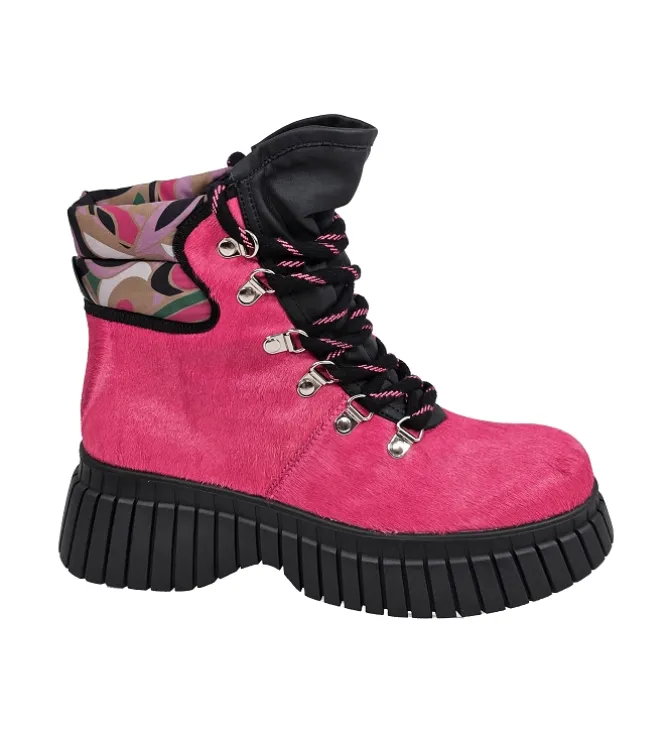 bottines et boots - Casual - femme - Synthétique - Rose - Noa harmon