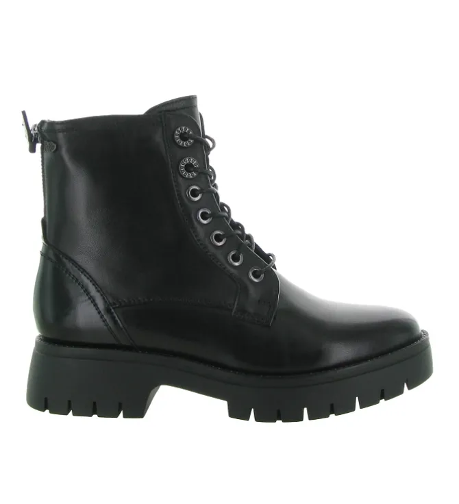 bottines et boots - Casual - femme - Cuir - Noir - Regarde le ciel...