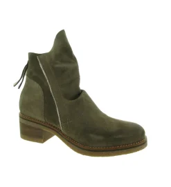 bottines et boots - Casual - femme - Nubuck - Taupe - Minka design