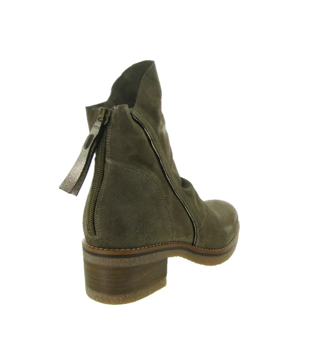 bottines et boots - Casual - femme - Nubuck - Taupe - Minka design