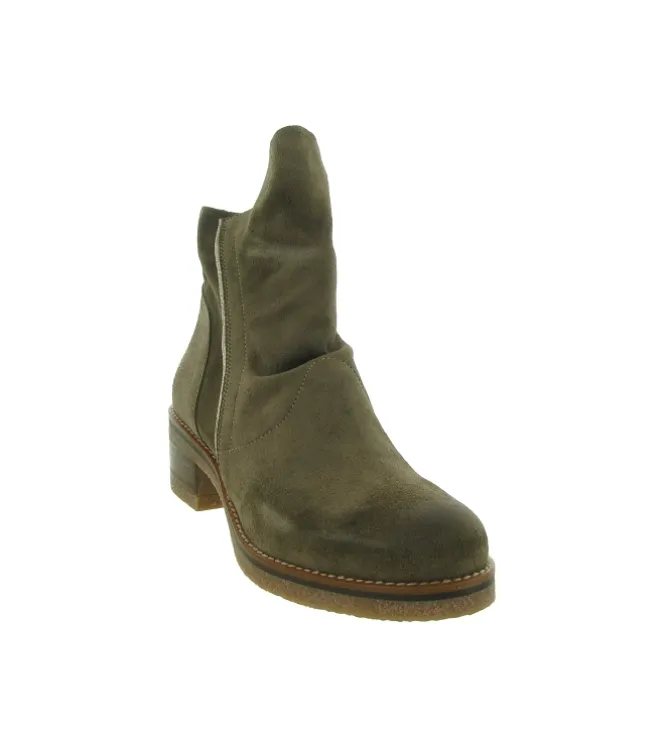 bottines et boots - Casual - femme - Nubuck - Taupe - Minka design