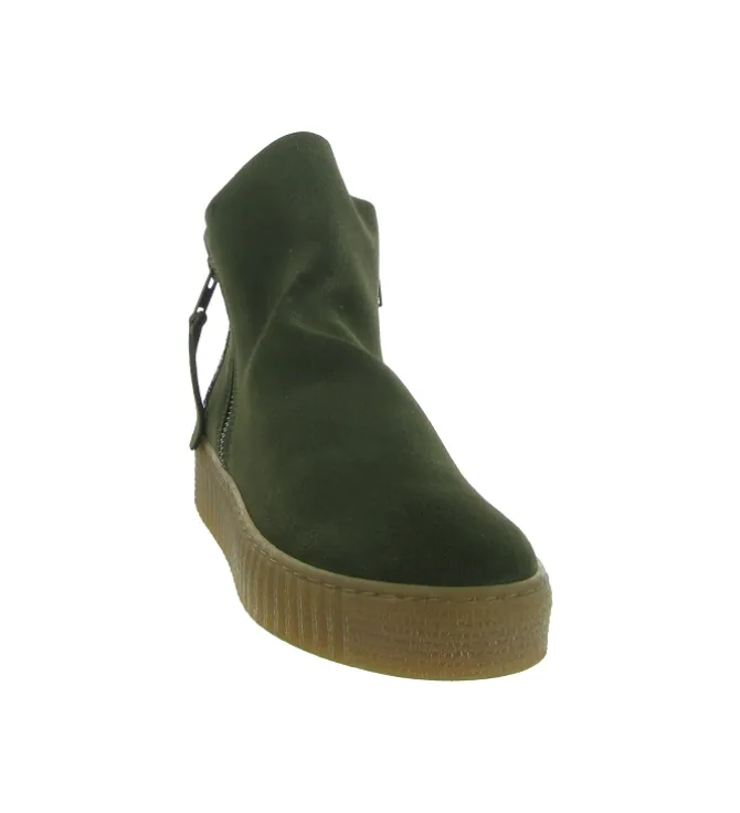 bottines et boots - Casual - femme - Nubuck - Kaki - Armando