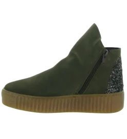 bottines et boots - Casual - femme - Nubuck - Kaki - Armando