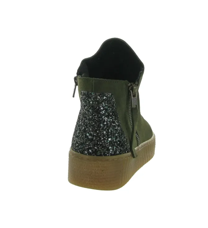 bottines et boots - Casual - femme - Nubuck - Kaki - Armando