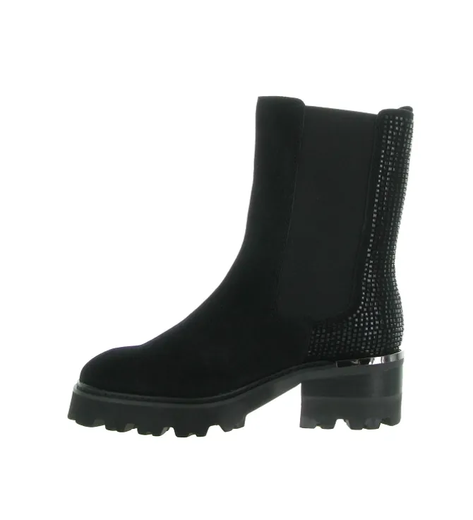 bottines et boots - Casual - femme - Cuir - Noir - Alma en pena