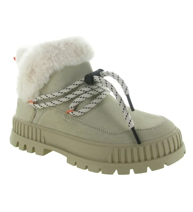 bottines et boots - Casual - femme - Nubuck - Beige - Palladium
