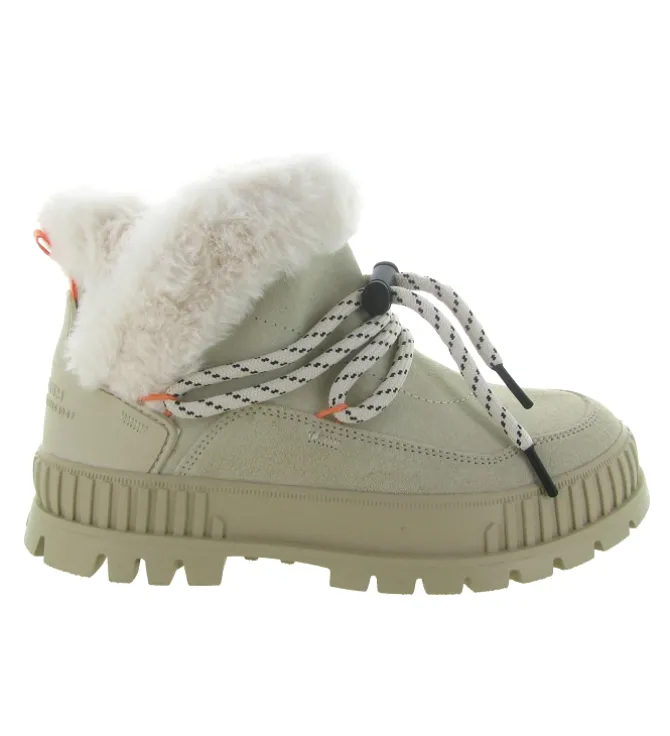 bottines et boots - Casual - femme - Nubuck - Beige - Palladium