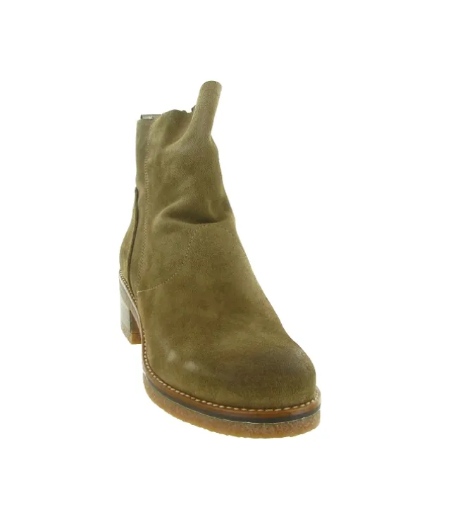 bottines et boots - Casual - femme - Nubuck - Taupe - Minka design