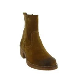 bottines et boots - Casual - femme - Nubuck - Camel - Minka design