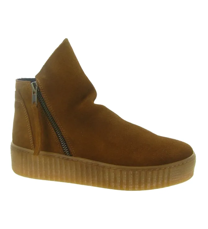 bottines et boots - Casual - femme - Nubuck - Camel - Armando