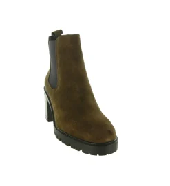 bottines et boots - Casual - femme - Nubuck - Marron - Alpe