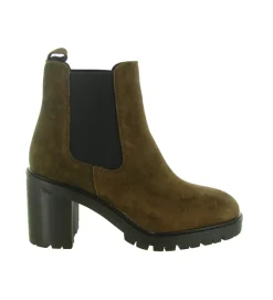 bottines et boots - Casual - femme - Nubuck - Marron - Alpe