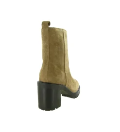 bottines et boots - Casual - femme - Nubuck - Taupe - Alpe