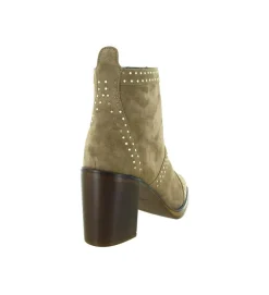 bottines et boots - Casual - femme - Nubuck - Taupe - Alpe
