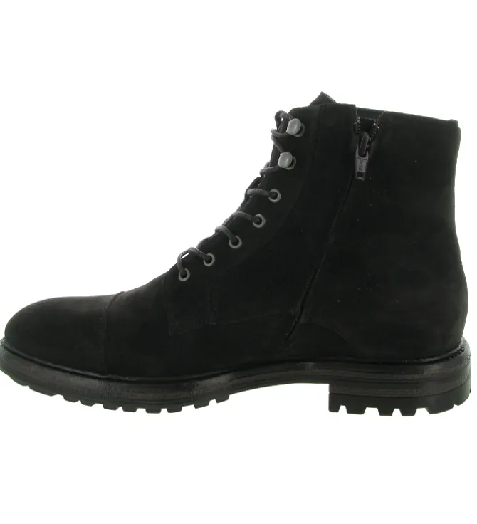 bottines et boots - Casual - homme - Nubuck - Marron - Black stone