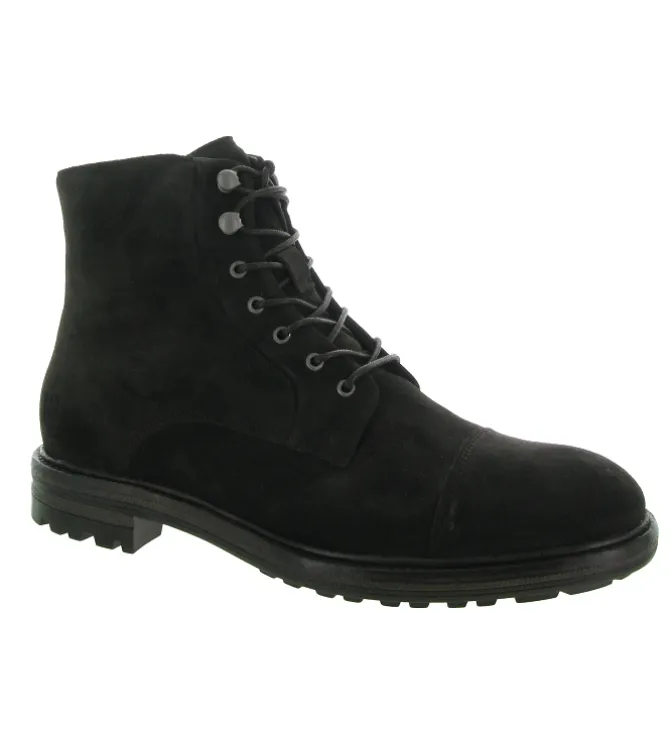 bottines et boots - Casual - homme - Nubuck - Marron - Black stone