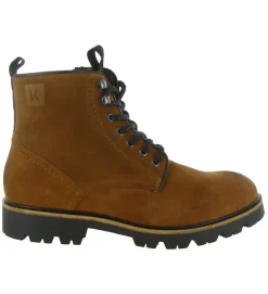 bottines et boots - Casual - homme - Cuir - Marron - Kimberfeel