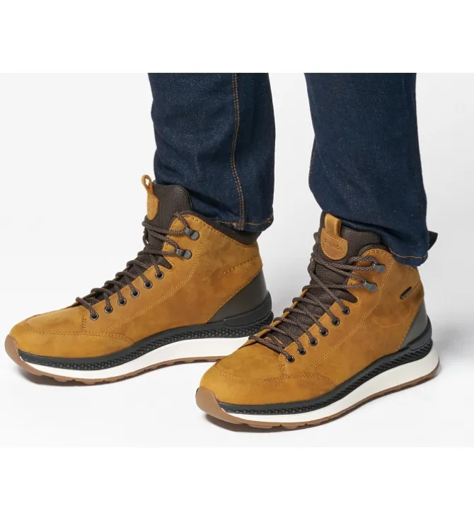 bottines et boots - Casual - homme - Nubuck - Marron - Geox