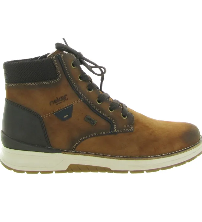bottines et boots - Casual - homme - Cuir - Marron - Rieker
