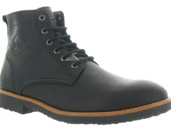 bottines et boots - Casual - homme - Cuir - Noir - Panama jack