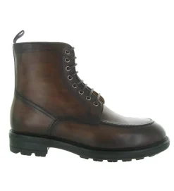 bottines et boots - Casual - homme - Cuir - Marron - Magnanni