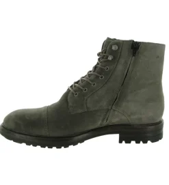 bottines et boots - Casual - homme - Nubuck - Taupe - Black stone