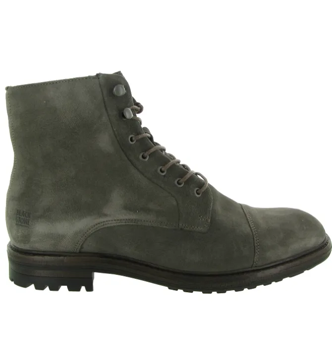 bottines et boots - Casual - homme - Nubuck - Taupe - Black stone