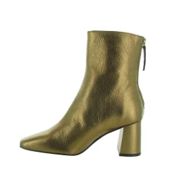 bottines et boots - Chaussette - femme - Cuir - Or - Angel alarcon