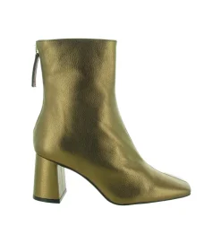 bottines et boots - Chaussette - femme - Cuir - Or - Angel alarcon