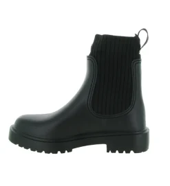 bottines et boots - Chaussette - femme - Synthétique - Noir - Unisa
