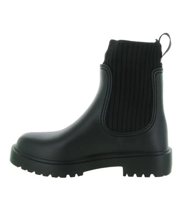 bottines et boots - Chaussette - femme - Synthétique - Noir - Unisa