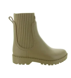 bottines et boots - Chaussette - femme - Synthétique - Beige - Unisa