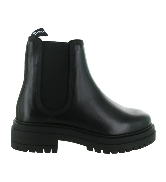 bottines et boots - Chelsea - femme - Cuir - Noir - Repetto