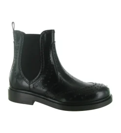 bottines et boots - Chelsea - femme - Cuir - Noir - Pons quintana