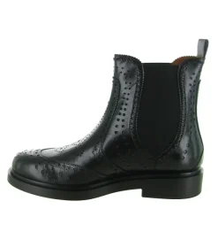 bottines et boots - Chelsea - femme - Cuir - Noir - Pons quintana