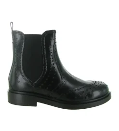 bottines et boots - Chelsea - femme - Cuir - Noir - Pons quintana