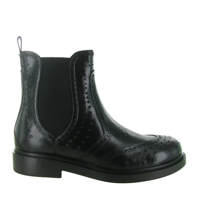 bottines et boots - Chelsea - femme - Cuir - Noir - Pons quintana