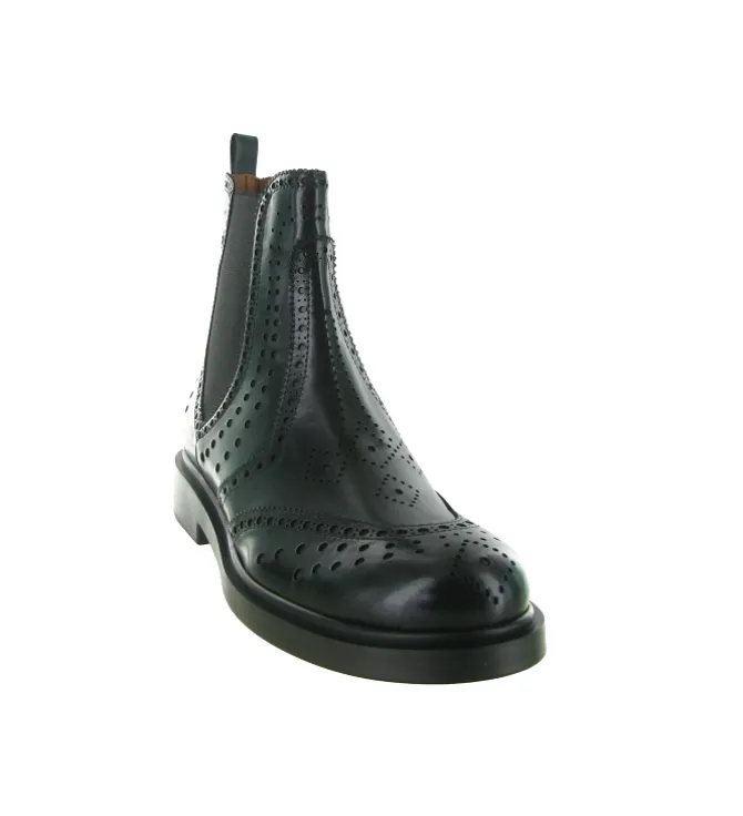 bottines et boots - Chelsea - femme - Cuir - Noir - Pons quintana