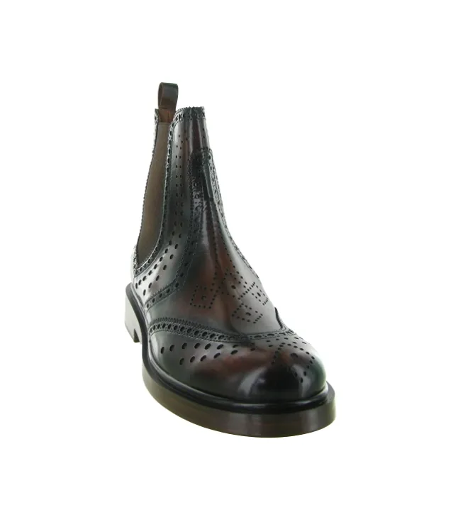 bottines et boots - Chelsea - femme - Cuir - Marron - Pons quintana