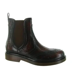 bottines et boots - Chelsea - femme - Cuir - Marron - Pons quintana