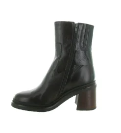 bottines et boots - Chelsea - femme - Cuir - Marron - Softwaves