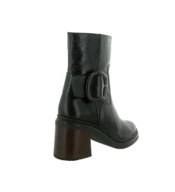 bottines et boots - Chelsea - femme - Cuir - Marron - Softwaves