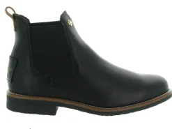 bottines et boots - Chelsea - femme - Cuir - Noir - Panama jack